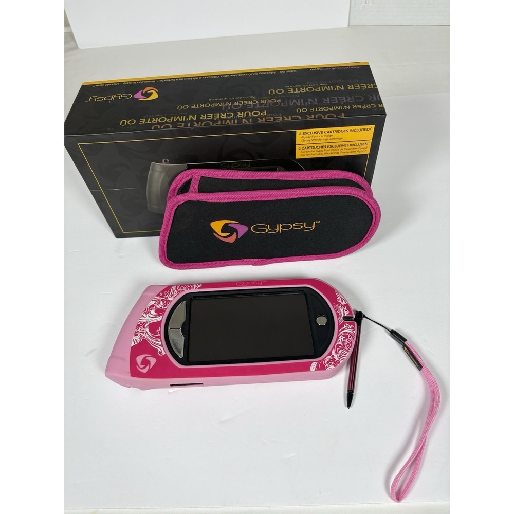 Cricut Gypsy Portable Design Studio Handheld With Case Box – Untested No Charger